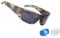 OhO sunshine Audio Sunglasses, Wireless Sunglasses with UV400 Polarized Safety Lenses, Unisex Design for All Smart Phone Editions, Camo Frame Blue Polarized Lens, standard size