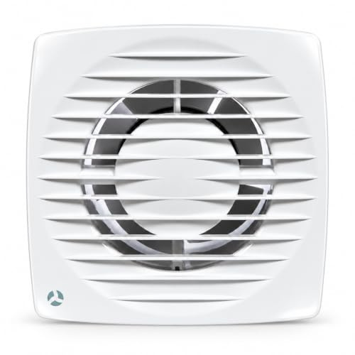 Airflow Aria 100 MST Bathroom Extractor Fan, PIR & Timer, 18.5 l/s | 100mm Fan with PIR Motion Sensor & Timer, 26 dB, IPX4, 6.3W, Wall/Ceiling Mount, 2-Year Warranty