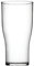 Utopia Plastic CE Marked Tulip Pint Glass 20oz / 570ml - Case of 48 - CE Marked Plastic Beer Glasses