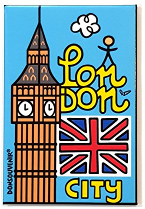 MAGNETICO Londres. Modelo: London City. IMAN Souvenir.