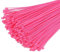 KafTon Fluorescent Pink Cable Ties Pack of 100 (300mm x 4.8mm)