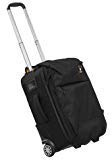 SLINGER 2-in-1 Rollkamera-Rucksack, Rollgepäck mit Griff und Anti-Shock-Trennwänden für DSLR-Kameras, Objektive, Hauben, Beleuchtung, Stativ und Zubehör, Reisekameratasche mit Rollen