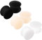 KJM FASHION 6 Stk Silikon Schwarz Hautfarbe Weiß 16mm 5/8 Double Flared Ohrringe Flesh Earplugs Stecker Expander Dehnen Gauges Piercing Schmuck 2815