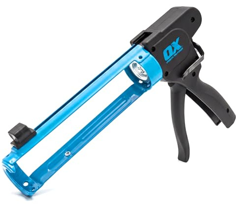 OX Rodless Compact Caulk Gun 10 oz Manual Caulking Gun for Tight Spaces