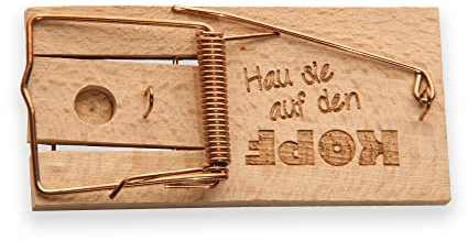 Spruchreif | Witziges Geldgeschenk | Geschenkidee Geburtstag | Mausefalle mit Spruch