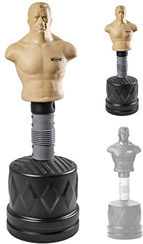Bad Company Bob der Box-Dummy I Höhenverstellbarer Boxsack-Torso für gezieltes Kombinationstraining I BCA-78 (Naturell)