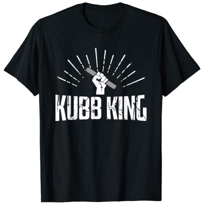 Kubb King Wikingerschach Für Fans von Kubb T-Shirt