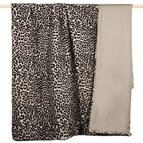 PAD - Wild - Kunstpelz - Kunstfell - Decke - Kuscheldecke - mit Animal Print - 140 x 190 cm