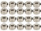 Alomejor 20Pcs RC Airplane Plane Landing Gear 3.1mm Stainless Steel RC Plane Landing Gear Stopper Set Model Airplane Aeromodelling