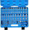 Neiko 02514A 1/4 Inch-Drive Ratchet and Small Socket Set, 58-Piece, Chrome Vanadium Steel, Multi-Color