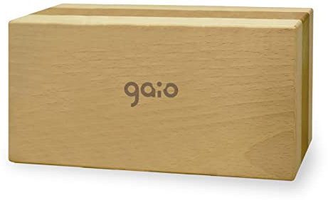 GAIO | Bloque Yoga Madera | Pilates Estiramientos | Taco Yoga | Fabricación España