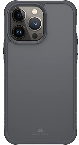 Black Rock - Hülle Robust Case Passend für Apple iPhone 14 Pro Max I Handyhülle Kameraschutz, Stoßfest, Kratzfest, Hardcase, Matt, Slim (Grau)