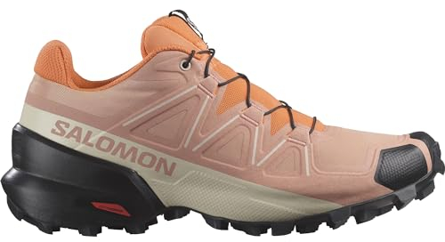 Salomon Speedcross Damen Trail-Laufschuhe, Outdoor-bereit, Stabilität, Passform, Cameo Brown, 37 1/3