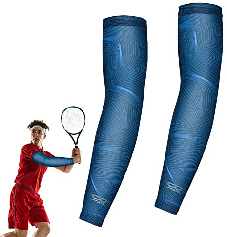 Yusheng Manguitos refrescantes - Funda de compresión refrescante para golf, protección solar para fútbol, ciclismo y golf para hombres, mujeres y niños
