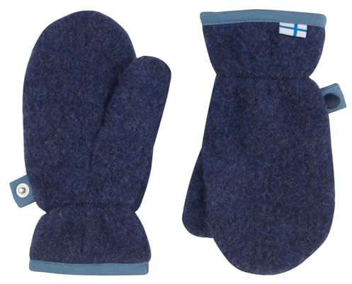 Finkid Kinder Nupujussi Wool Handschuhe, Navy-Dove, S