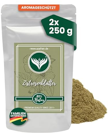 Azafran Zistrosenpulver gemahlen Cistus Zistrose 500g | Für gleichmäßige Duft- und Pflegemischungen