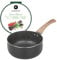 KASANOVA Casserole en pierre noire 1 anse cm18