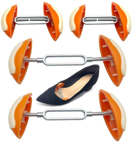 XINSUO 2 Pezzi Tendiscarpe,Allargascarpe,Antiscivolo Regolabile 7-12 cm,Adatto Per Scarpe in Pelle,Stivali,Tacchi Alti,Scarpe da Ginnastica