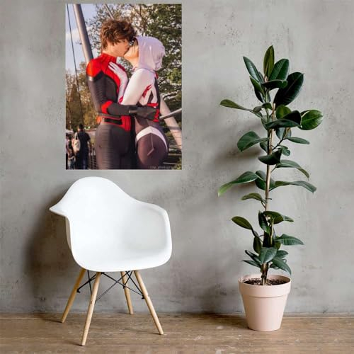 Spider Boy Gwen Superhero Cosplay Print Bild Poster, 70×100 cm