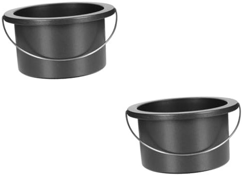 Beavorty 2pcs Non-stick Wax Melting Bowl Aluminum Wax Heater Pot for Hair Removal Waxing Supplies Practical and Melting Accessory