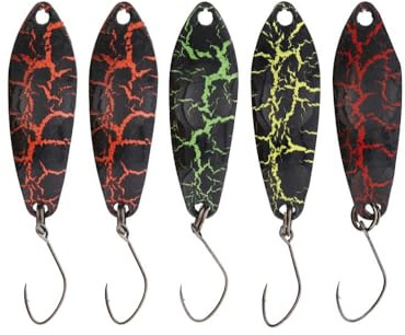 Kinetic MASU Multipack Spoon 3,8g - 5er Pack Forellenspoon Regenbogenforelle