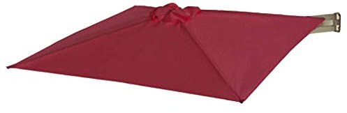 Sombrillas Sombrilla Cuadrada Para Patio Con Montaje En Pared - Sombrilla Inclinable Para Balcón Y Jardín Al Aire Libre, Aluminio, 210 Cm (Apagado)