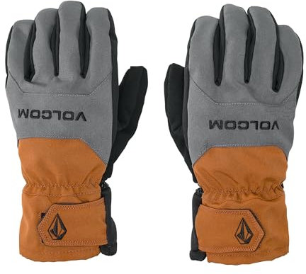 Volcom Herren Nyle Insulated Pipe and Park Winter Snowboard Ski-Handschuhe, Charcoal S5, X-Large