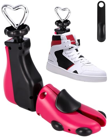 Yulado Hormas Para Zapatos,Horma Zapatos Hombre Mujer,Hormas de Plástico, Ensanchador de Zapatos Con Calzador, Justable Longitud y Anchura Horma Ensanchar Zapatos.(1 Piezas, 40-48)…