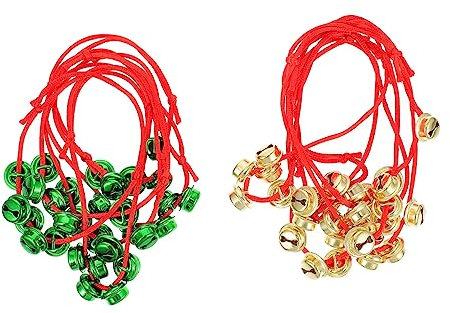 OKUMEYR 12pièces Lot de Bracelets Décoratifs à Clochettes pour Garçon Fille Ajustables Et Élégants