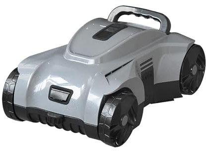 RQHEQLJV Pulitore Robotico Cordless, Aspirapolvere per Piscine con Navigazione Intelligente, Spazzatrice per Piscine Interrate