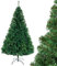 LEADZM Sapin de Noël Artificiel 120/150/180/210cm Vert Pied métal PVC décoration de noël Facile à Monter Vert Blanc (Vert, 120cm)