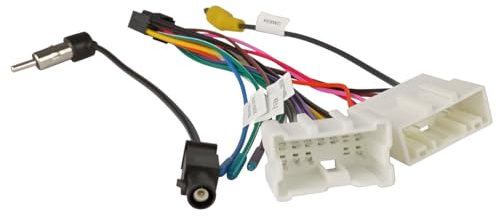 Sound way - Adaptateur Faisceau Câble Connecteur ISO, récupération arrière et antenne Compatible avec Dacia, Renault