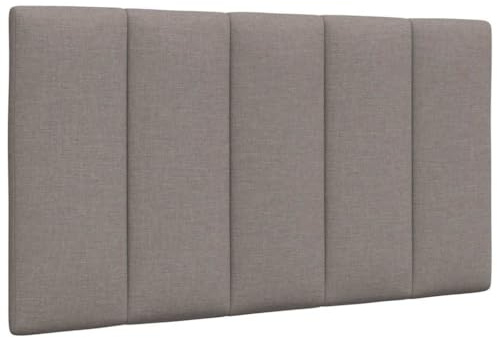 vidaXL Kopfteil-Kissen Hanko Taupe 80 cm Stoff