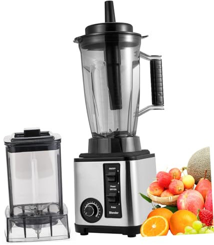 PHENOFICE Fruit Juicer Machine Food Blender Dual Cup Design Electric Juicer Kitchen Machine UK Plug