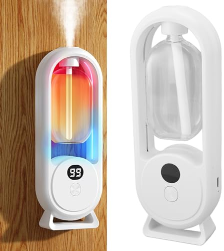 NSXAYIWE Automatic Air Freshener Spray Dispenser, 5 Gears Toilet Freshener Cordless Intelligent Auto Air Freshener for HomeBedroom Bathroom