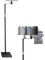 OUGPIU Projector Floor Stand with Tray, Universal Projector Ceiling Tripod Stand, Adjustable Height 120-166cm & 360° Rotating, Aluminium