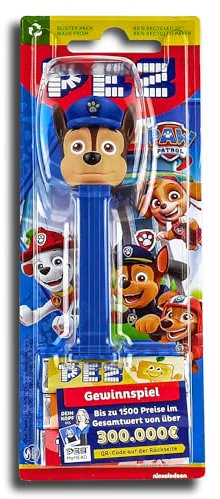 PEZ Paw Patrol Spender mit 2 Päckchen fruchtig süßen Bonbons 17g