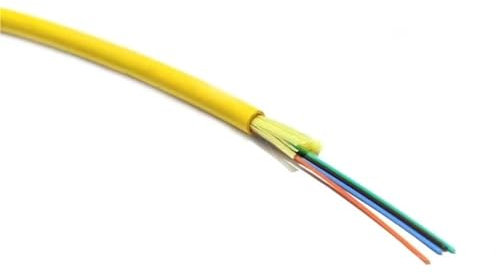 HAIZHI Câble à Fibre Optique 6 conducteurs GJFJV-6 for intérieur(6 Core OM1)