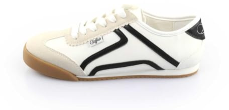 Buffalo Java - Weiß/Cream/Schwarz Kunstleder Weite Normal, Schuhgröße 40