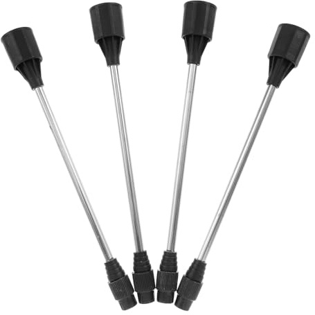 ORFOFE 4stücke Lange Edelstahlstange Sprühstab Mit Verlängerungsstange Für Gartensprühgeräte Kompatibel Mit Meisten Elektrischen Sprühgeräten Inklusive Feiner Sprühdüse Für Gleichmäßige b