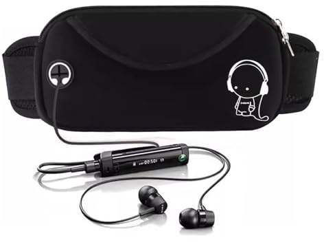 EnixwH Gürteltasche, Hüfttasche Kinder Laufen, Bauchtasche Wasserdicht Sport Jungen und Mädchen, Bauchtaschen Diebstahlschutz, Hüfttaschen Outdoor-Camping für Wandern Camping Gassi (Schwarz)