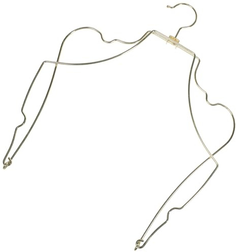 Gruccia Pieghevole in Metallo Dorato per Bikini e Costumi da Bagno | Espositore Riutilizzabile, Conserva l'Intimo senza Pieghe, Adatta per Costumi Interi, Abiti, Vestiti, Guardaroba