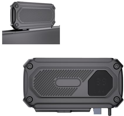 Ventilador de refrigeración portátil compatible con Nintendo Switch 2 STK-F201 – Pantalla digital inteligente, control automático de temperatura, Plug and Play para un mejor rendimiento de juego