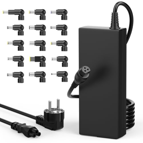 GALECHE 90W Caricatore Universale Portatil 20V Max per Laptop (Senza USB-C) | Compatibile con Asus Lenovo HP Dell Acer Samsung Sony Fujitsu Alimentatore Universale PC Adattatore