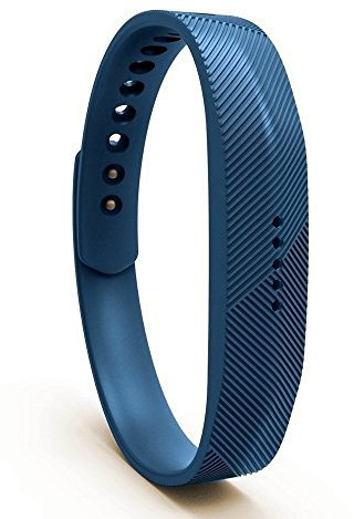 Ersatzarmband für Fitbit Flex 2, weiches Silikon, Metallverschluss oder Schnalle, Armband für Fitness-Aktivitätstracker mit Tasche, in Größe S oder L, Verkäufer aus Großbritannien