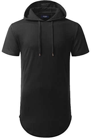 AIYINO Men's S-3XL Long Sleeve Fashion Athletic Hoodies Workout Sweatshirt Hip Hop Pullover Hooded