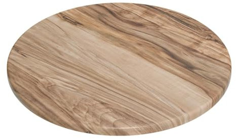 GGMMÖBEL WERZA | Werzalit Tischplatte | Sheesham | Ø 70 cm | Topalit Gartentischplatte | Perfekt für klappbare Gartentisch, Esstisch | Wasserfest | Restaurant, Cafe, Bar | Indoor und Outdoor
