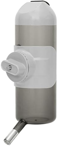 Dispensador de Agua Perros para Jaula, 700ml Bebedero Perro, Sin Goteo Botella Agua Perro, Mascotas Bebedero Perro Automatico para Perro Gato Conejo (Gris)