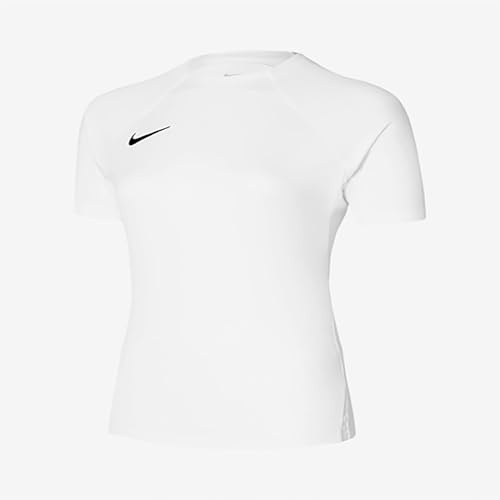 NIKE DR0909-100 W NK DF STRKE III JSY SS T-Shirt Damen White/White/White/Black Größe L