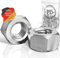 PD® Muttern M5 (DIN 934 / ISO 4032) | Hochwertige A2 V2A Edelstahl Sechskantmuttern | Hex Nut Edelstahlmutter für Schrauben, Gewindebolzen & Gewindestangen | 25 Stück